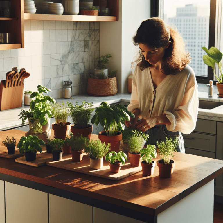 How to Grow Herbs in Apartment Kitchen