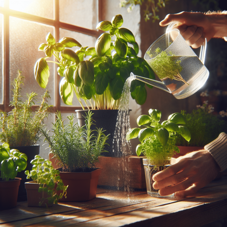 Watering Indoor Herbs: Tips and Tricks