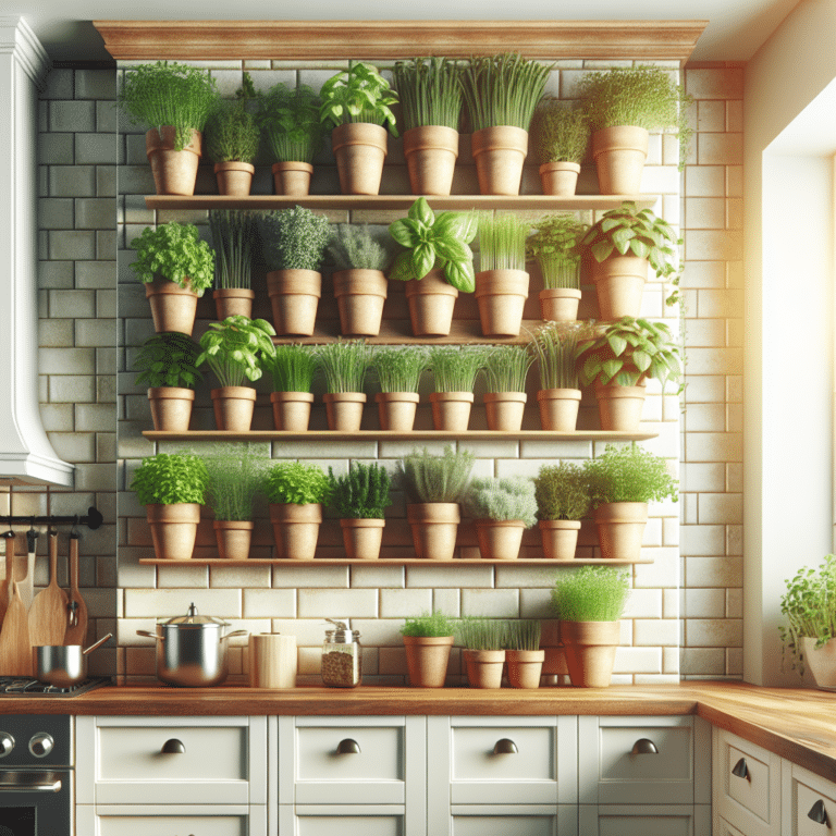 Kitchen Vertical Herb Garden Inspiration