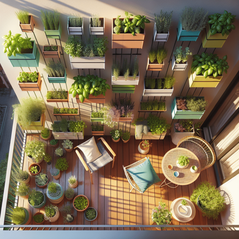 Balcony Herb Garden Ideas