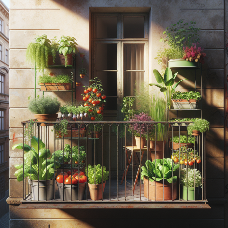 Small Balcony Vegetable Garden