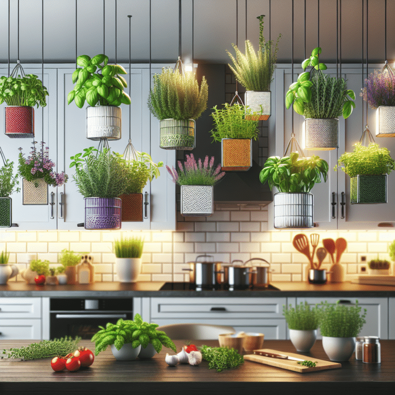 Vertical Herb Garden Ideas for Kitchen