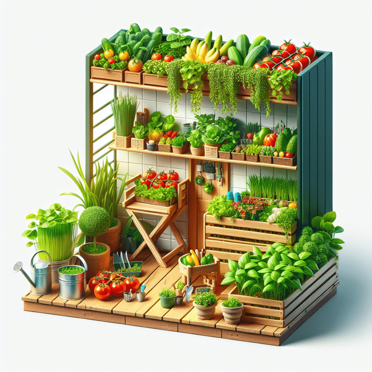 Small Balcony Vegetable Garden