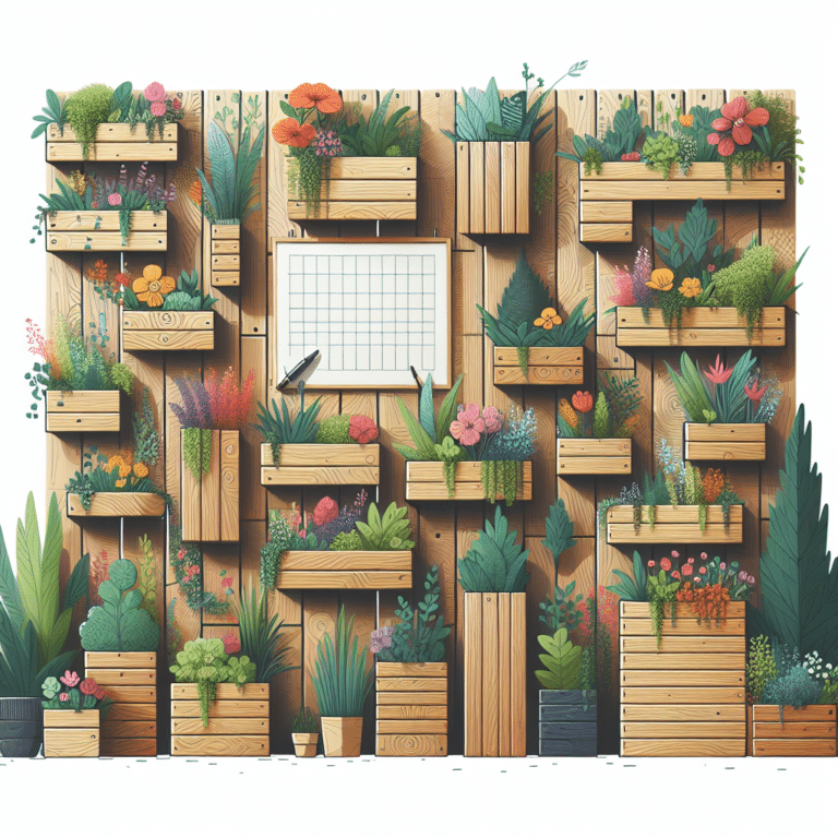 Wooden Vertical Planter Ideas