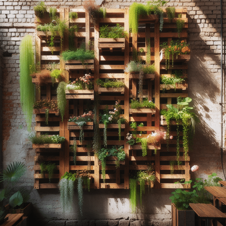 Vertical Garden with Pallets