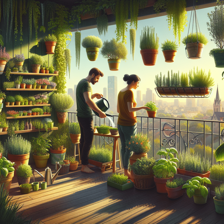 Balcony Herb Garden Ideas