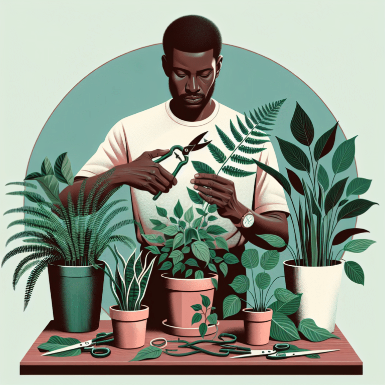 Pruning Indoor Plants Correctly